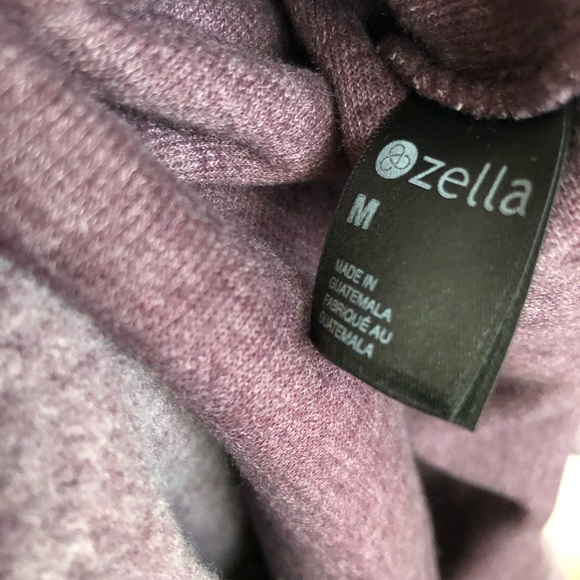 ZELLA Cozy Fleece High/low Sweatshirt In Purple - Picture 14 of 14